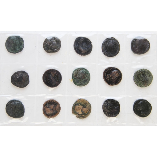 155A - A collection of fifteen Roman bronze Sesterce, the majority 2nd Century AD