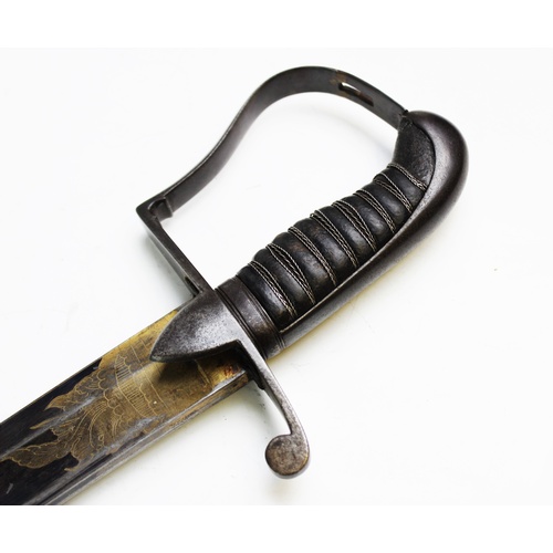 244 - A George III 1796 pattern British light cavalry trooper's sabre by Wolley & Sargant, early 19th cent... 