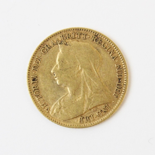 99 - A Victorian half sovereign, dated 1897, weight 4.0gms