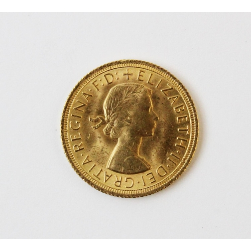 93 - An Elizabeth II gold sovereign, dated 1966, weight 8.0gms