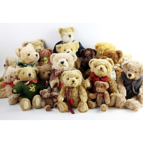 646 - A collection of teddy bears, 20th century and later, to include seven Hermann bears (including a lim... 