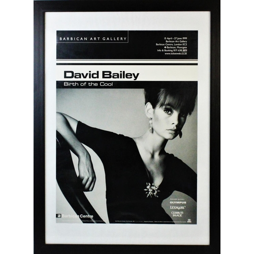 A David Bailey exhibition poster for the 'Birth Of The Cool 