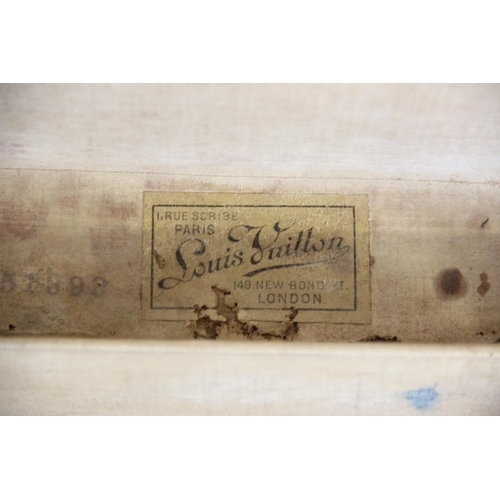 352 - An early 20th century Louis Vuitton motoring trunk, No.151898, 'Made specifically for J.A.Lawton & C... 