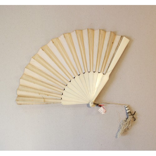 359 - A collection of fans, 19th century and later, to include a boxed George III example with hand painte... 