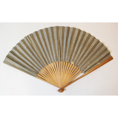 359 - A collection of fans, 19th century and later, to include a boxed George III example with hand painte... 