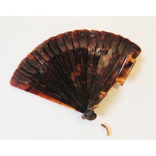 359 - A collection of fans, 19th century and later, to include a boxed George III example with hand painte... 