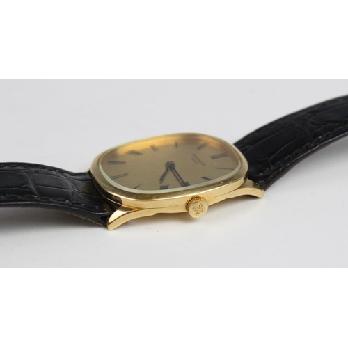 171 - A Gent's vintage 18ct gold Patek Phillipe Ellipse wristwatch, the gold-toned dial with Roman numeral... 