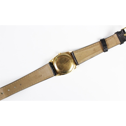 171 - A Gent's vintage 18ct gold Patek Phillipe Ellipse wristwatch, the gold-toned dial with Roman numeral... 