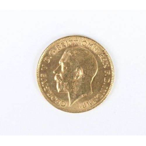 333 - A George V gold half sovereign, dated 1914, weight 4.0gms