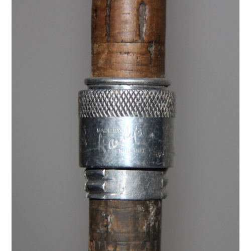 460 - A Hardy No.1 LRH Spinning Palakona split cane two-piece rod, E97789, within sleeve, and a Hardy 'The... 