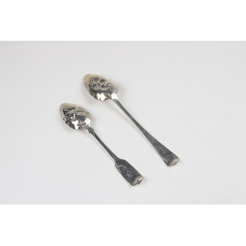 57 - A George III silver spoon by Richard Crossley & George Smith IV, London 1809, later embossed and eng... 