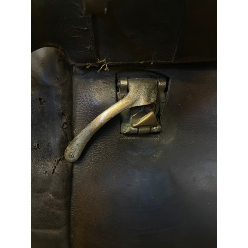 438 - A Wilton Oxford leather side saddle, patent number 1740, 22inch seat (at fault)