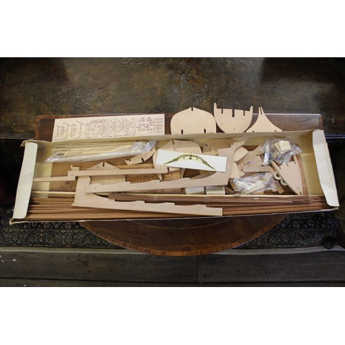 381 - A Billing Boats Cutty Sark model kit, with plans, instructions and additional fittings kit, with thr... 