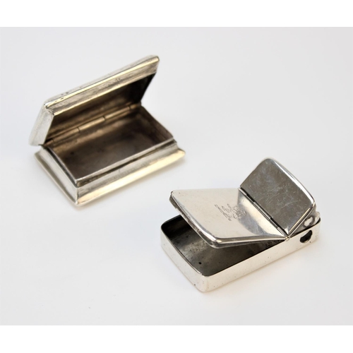 38 - A Victorian/Edwardian silver snuff box, circa 1900, of rectangular form with chased floral decoratio... 
