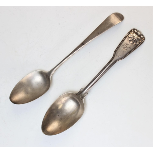 52 - A Kings pattern spoon by Paul Storr London 1815, monogrammed to the front, 21.5cm long, weight 2.75o... 
