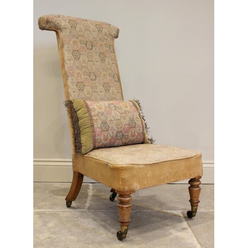 779 - A Victorian tapestry Prie-dieu chair, with walnut turned front legs, 95cm H

Provenance: Ruyton Hall... 