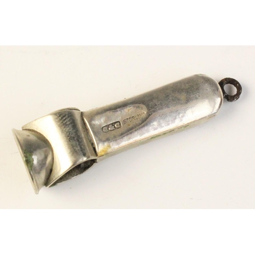 94 - A George V silver cigar case by Hirst Brothers & Co Ltd, Birmingham 1915, of curved rectangular form... 