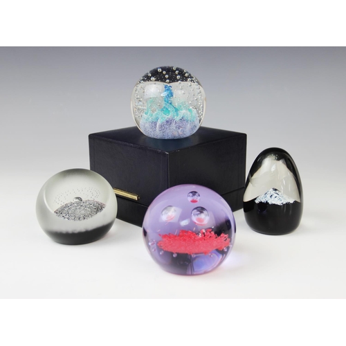 263 - Three Caithness paperweights, comprising: a limited edition 'Arctic Night', numbered 196/1500, L3591... 