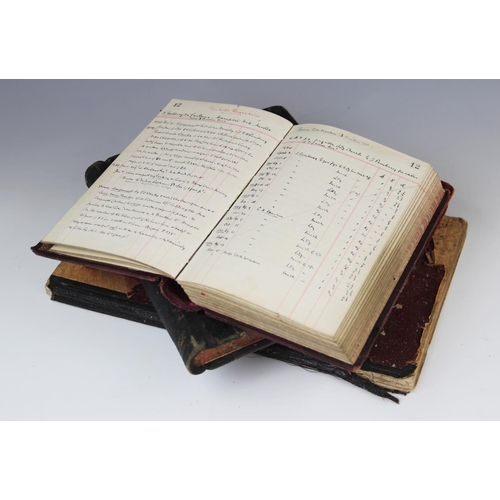 436 - A sketchbook belonging to Constance J. Pains, early 20th century, containing a quantity of portraits... 