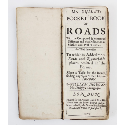 463 - MR OGILBY’S POCKET BOOK OF ROADS, WITH THE COMPUTED & MEASURED DISTANCES AND THE DISTINCTION OF MARK... 