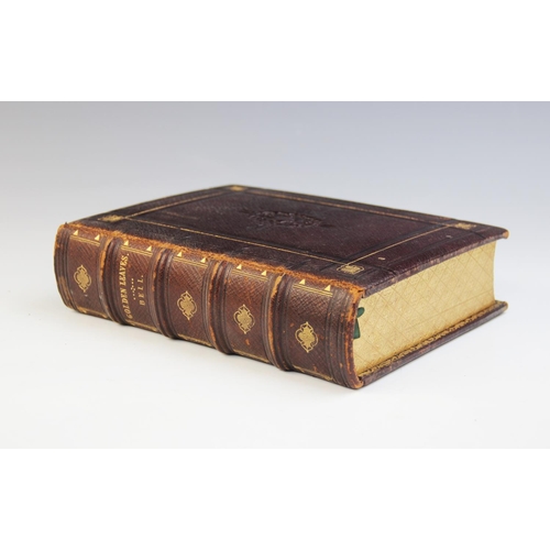 481 - Bell (R), GOLDEN LEAVES FROM THE WORKS OF THE POETS AND PAINTERS, first edition, full leather, embos... 