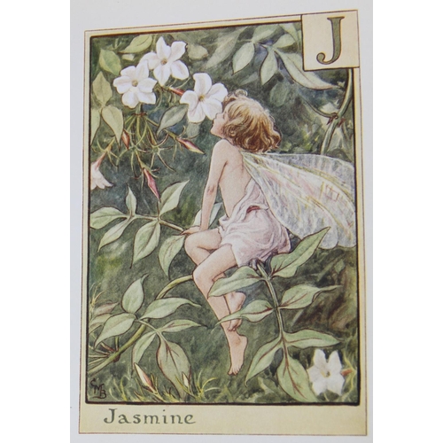 490 - Barker (C.M.), A FLOWER FAIRY ALPHABET, card boards with applied illustration, illustrated end paper... 