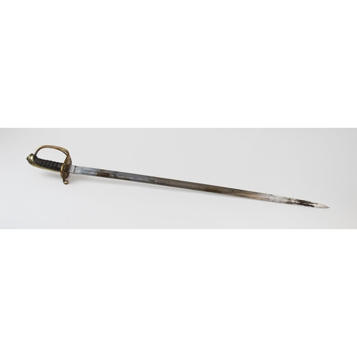 198 - A Victorian 1845 pattern Infantry officer’s sword by Smith & Son, the 81.5cm single edged fullered b... 