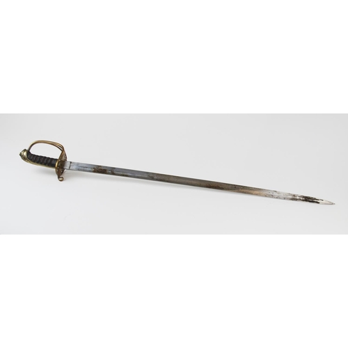 198 - A Victorian 1845 pattern Infantry officer’s sword by Smith & Son, the 81.5cm single edged fullered b... 