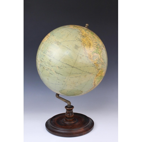 425 - A Phillips 14 inch terrestrial desk top globe, early 20th century, by George Philip & Son Ltd for th... 