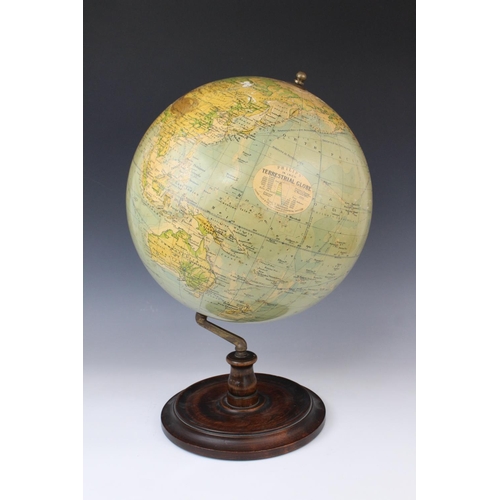 425 - A Phillips 14 inch terrestrial desk top globe, early 20th century, by George Philip & Son Ltd for th... 