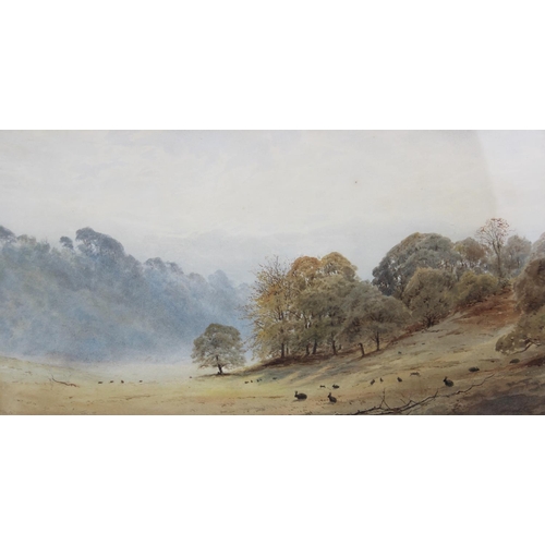 501 - Follower of Peter De Wint (1784-1849), 
'Near Lincoln', 
Watercolour on paper, 
Unsigned, 
27cm x 43... 