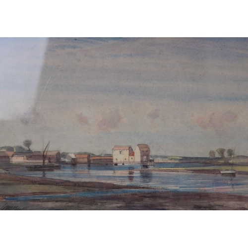 501 - Follower of Peter De Wint (1784-1849), 
'Near Lincoln', 
Watercolour on paper, 
Unsigned, 
27cm x 43... 