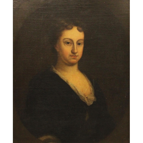 548 - Follower of Godfrey Kneller (1646-1723), 
Portrait of Anne Kenyon, daughter of Rev Edward Kenyon and... 