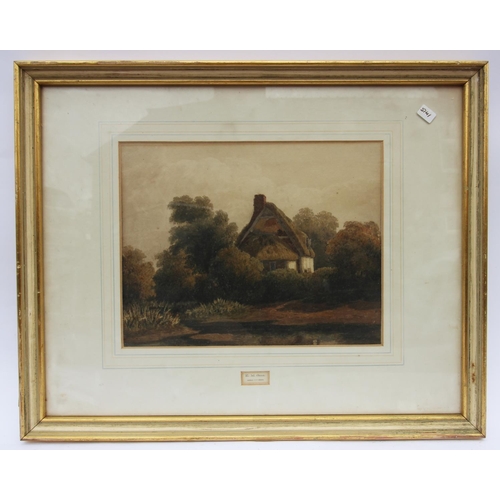 508 - William Callow RWS (1812-1908),
View of a rural stream with hills beyond,
Watercolour,
Signed lower ... 