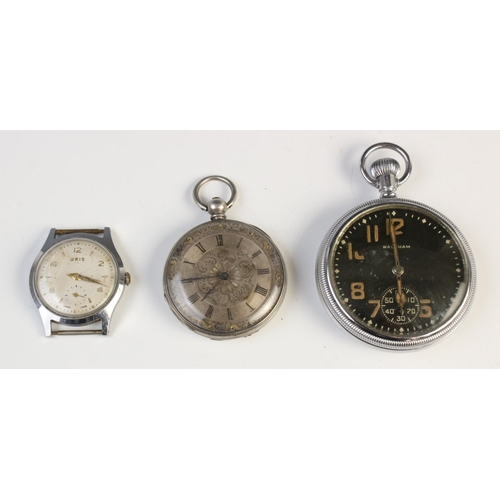 76 - A Military issue Army Trade Pattern (A.T.P) wristwatch, ref 109027, the case enclosing a circular fa... 