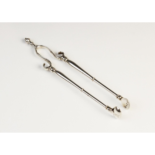7 - A pair of unusual Victorian Scottish silver sugar nips by Charles Robb & Sons, Edinburgh 1856, with ... 