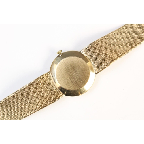 84 - A Gentleman's vintage 9ct gold Tissot wristwatch, the circular silver dial with baton markers, set t... 