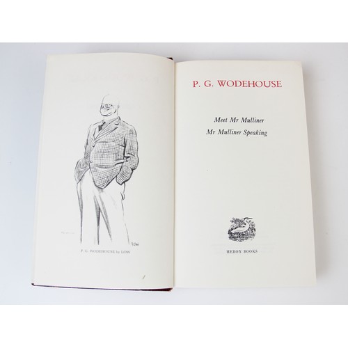 489 - DECORATIVE BINDINGS: Wodehouse (P.G.), COLLECTED WORKS, 20 vols, full red leather with gilt embossed... 