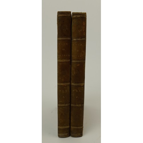 458 - DECORATIVE BINDINGS: A collection of biographies, 17th century and later, the majority bound in full... 