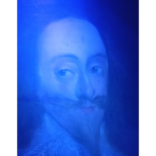 556 - Manner of Daniel Mytens (1590-1647),
Portrait of Charles I Head and shoulders wearing a lace collar ... 