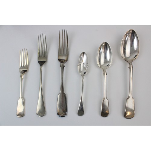 68 - A selection of silver plated, white metal and EPNS cutlery and tableware, to include a quantity of f... 