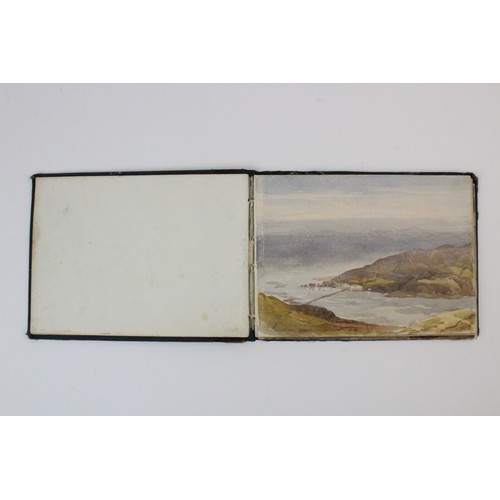 516 - A collection of watercolours, pen and ink sketches and pencil sketches, early 20th century, loose, f... 