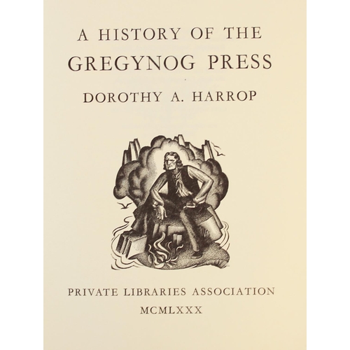 235 - A collection of works by the Gregynog Press, Powys, comprising: Esslemont (D) and Tegai Hughes (G), ... 