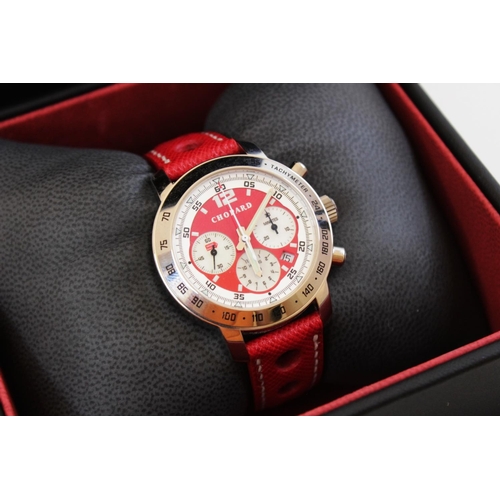 A Chopard Mille Miglia stainless steel chronograph wristwatch ref