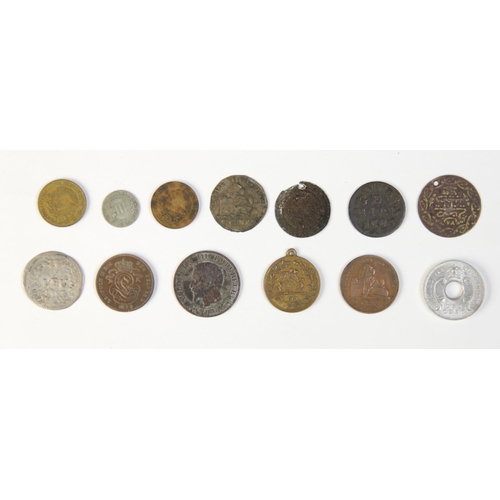 103 - A collection of ninety-nine 18th century and later silver, copper and cupro-nickel global coinage, t... 