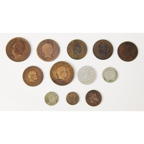 103 - A collection of ninety-nine 18th century and later silver, copper and cupro-nickel global coinage, t... 