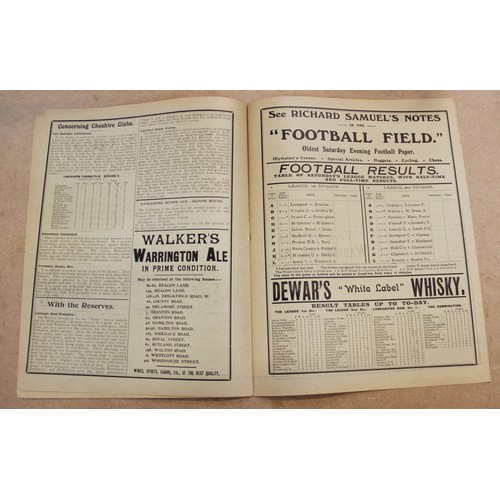 102 - An Everton & Liverpool Official Football Programme, a 'double programme' showing the fixtures for th... 