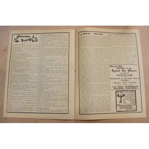 102 - An Everton & Liverpool Official Football Programme, a 'double programme' showing the fixtures for th... 