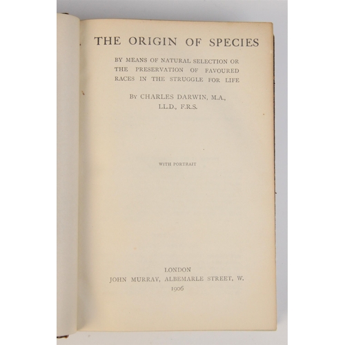 181 - Darwin (C), THE ORIGIN OF SPECIES BY MEANS OF NATURAL SELECTION OR THE PRESERVATION OF FAVOURED RACE... 