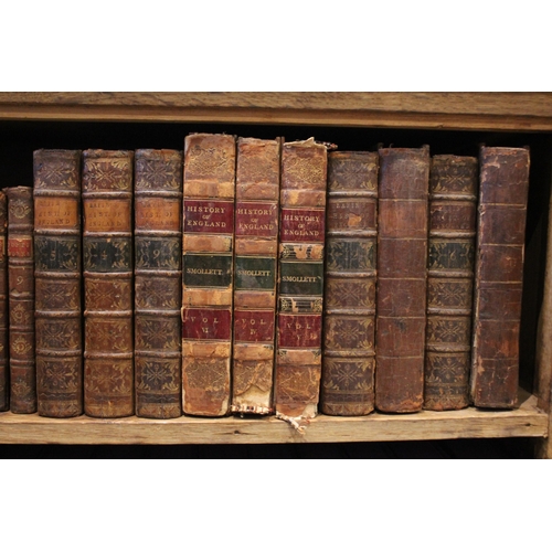 186 - DECORATIVE BINDINGS: A collection of 18th century and later full leather bindings to include RAPIN'S... 